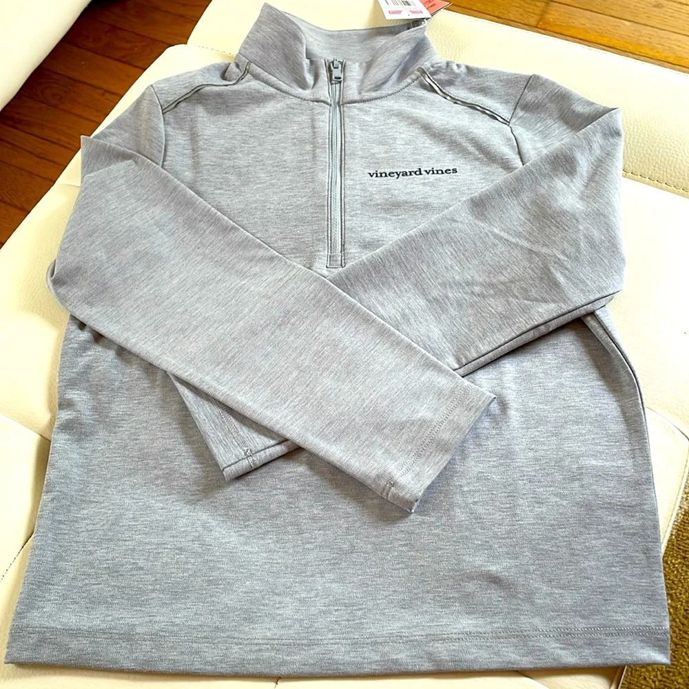 NWT Boys Vineyard Vines grey Performance Jersey & navy Breaker Pants size 6. - Picture 2 of 10